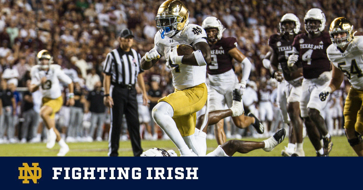 Clutch Drive Earns Hard-Fought Win At Texas A&M – Notre Dame Fighting Irish – Official Athletics Website