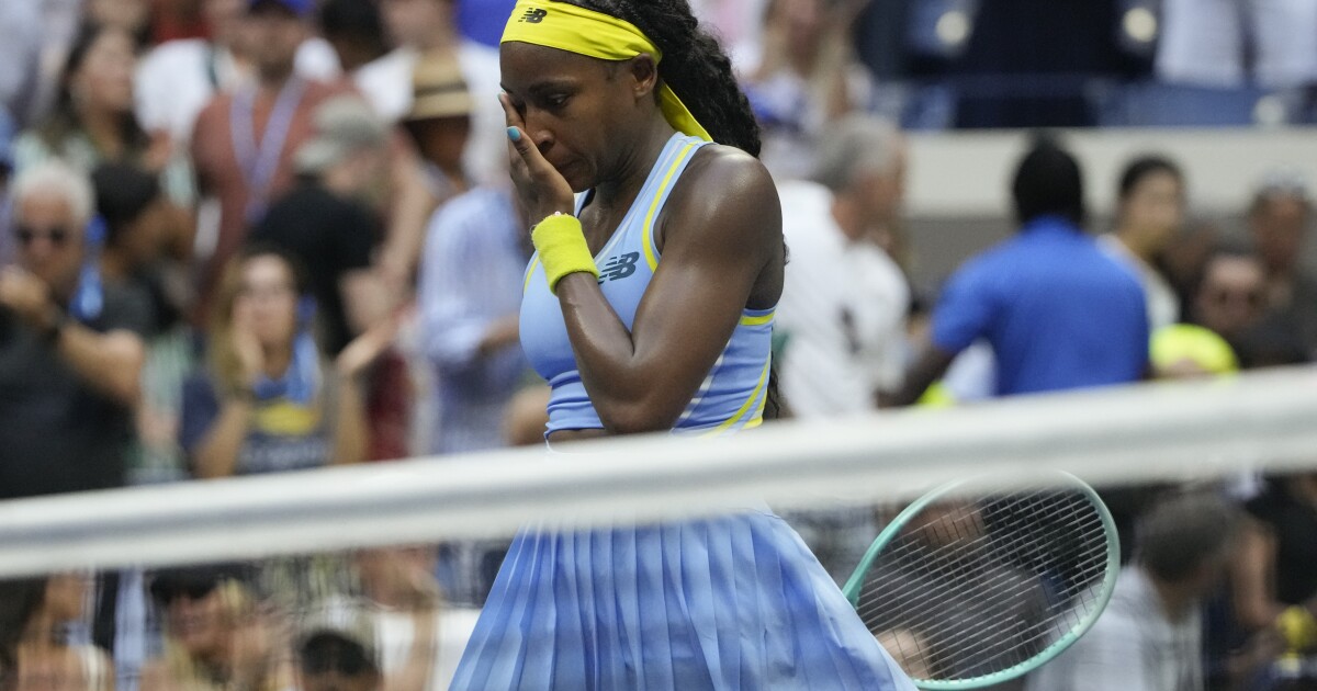 Coco Gauff loses at the U.S. Open to Emma Navarro, ending her title defense