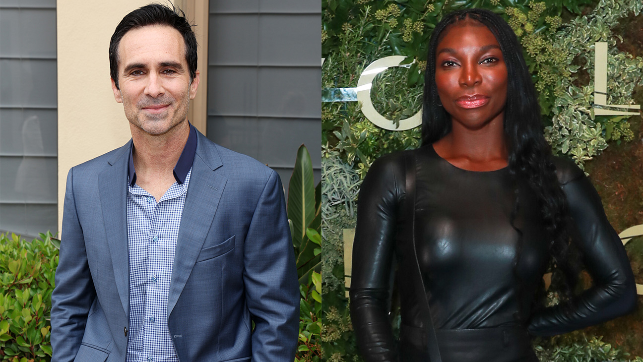 Néstor Carbonell and Michaela Coel