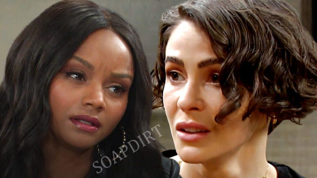 Days of our Lives: Sarah Horton (Linsey Godfrey) - Chanel Dupree (Raven Bowens)