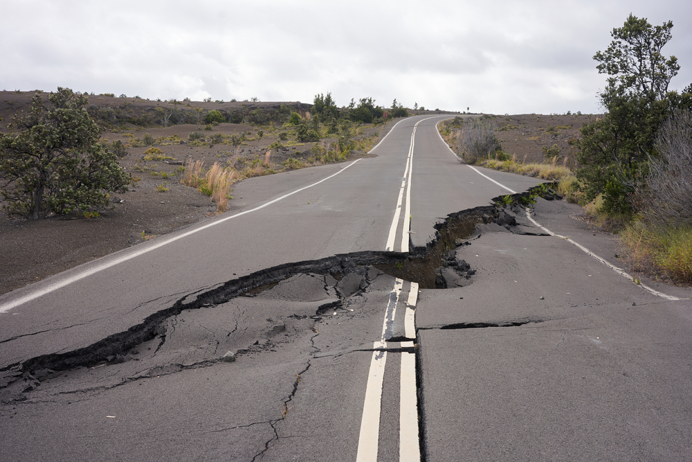 Earthquake on the road