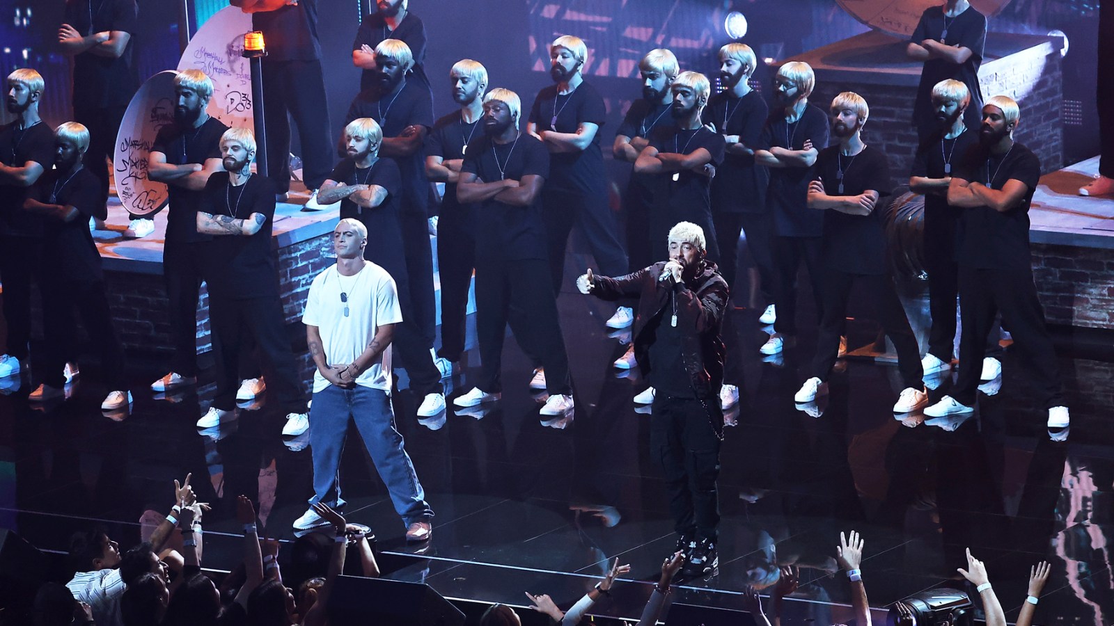 Eminem Performs 'Houdini' and 'Somebody Save Me' at 2024 MTV VMAs