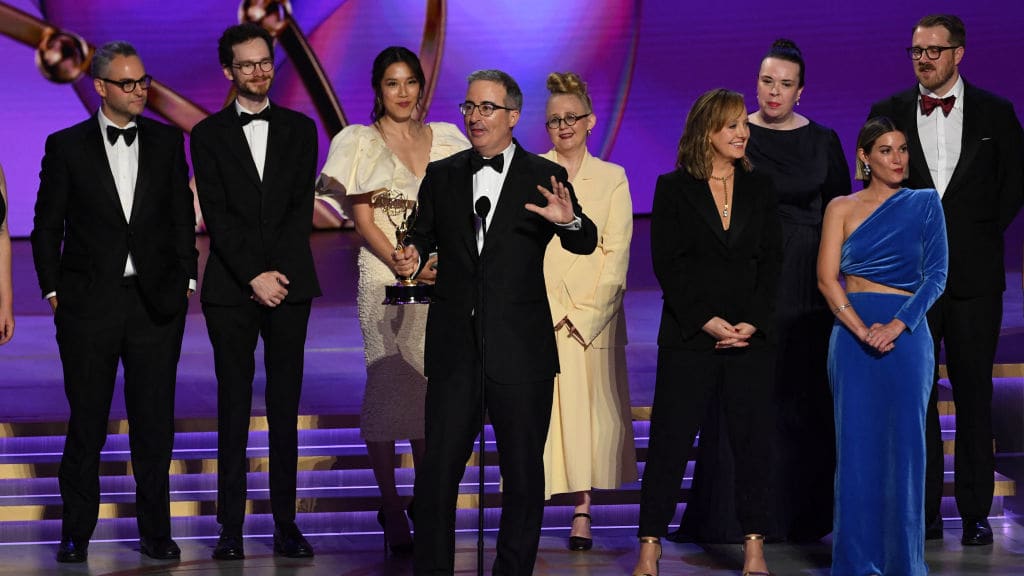 Emmys Producers Are Sorry for Playing John Oliver Off During Dead Dog Speech