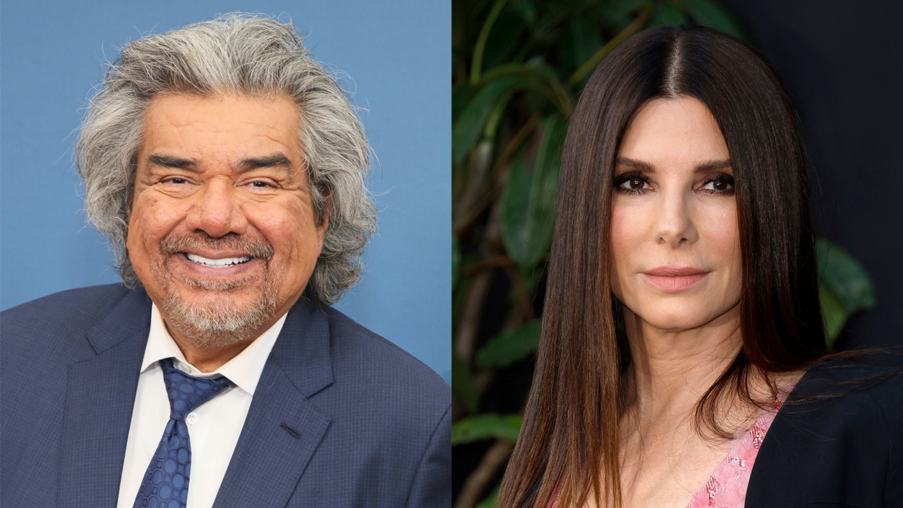 George Lopez and Sandra Bullock