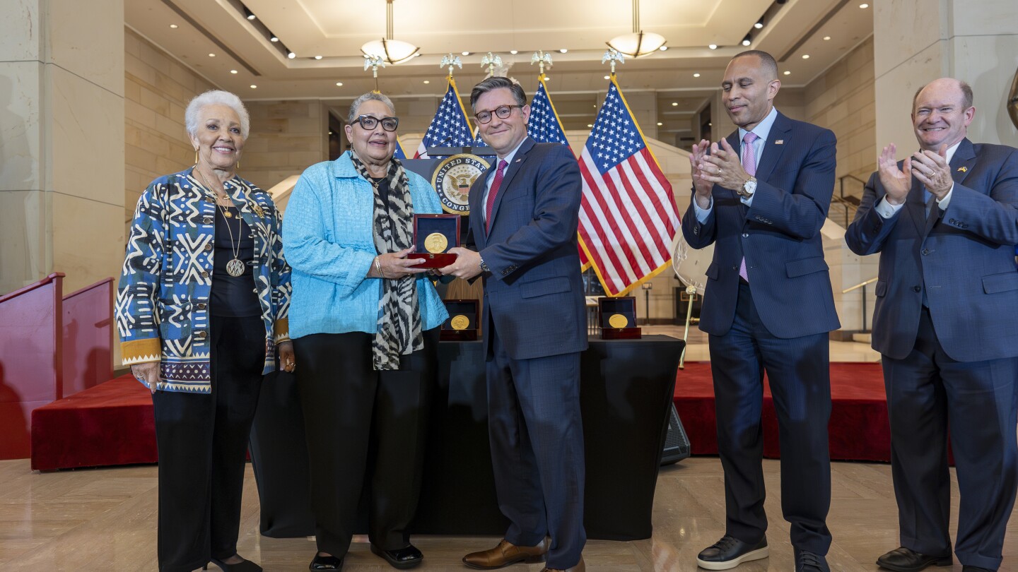 'Hidden Figures' of the space race receive Congress' highest honor at medal ceremony