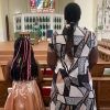 A Haitian family listens to Creole mass in Springfield, Ohio.