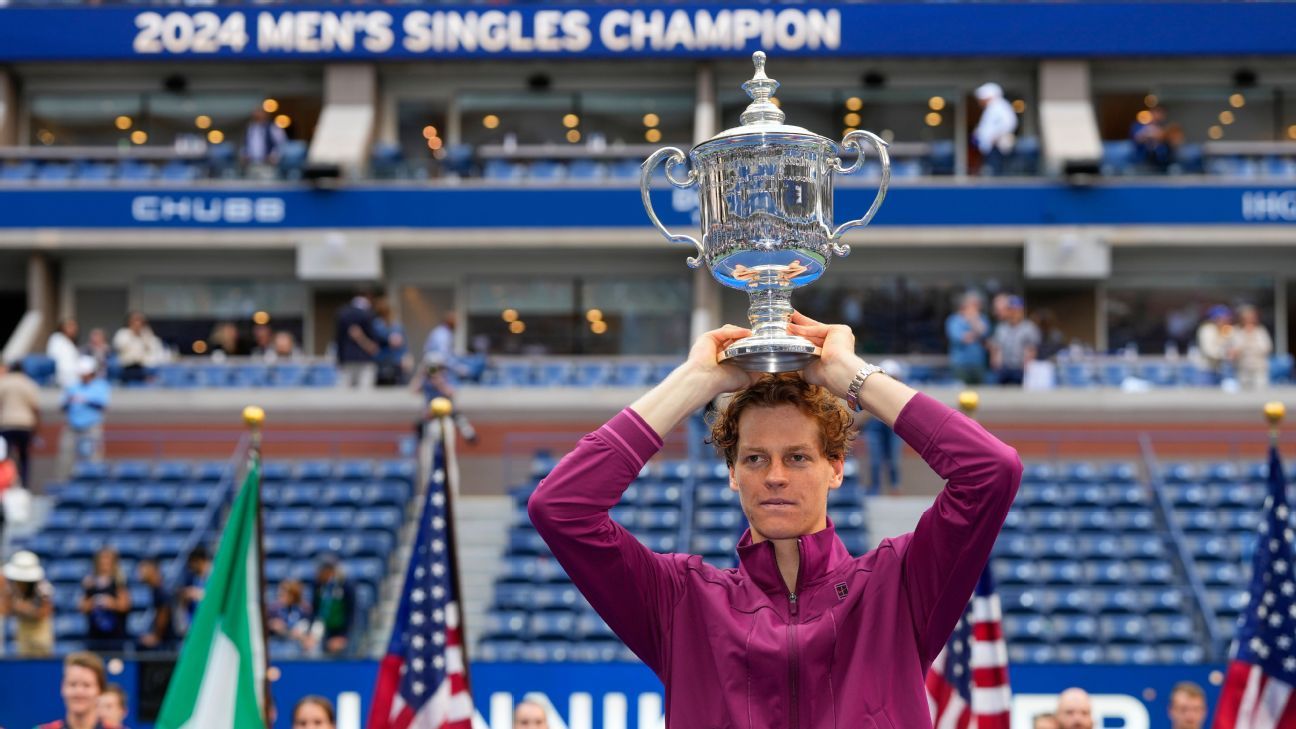 Jannik Sinner tops Taylor Fritz to win US Open, his 2nd major