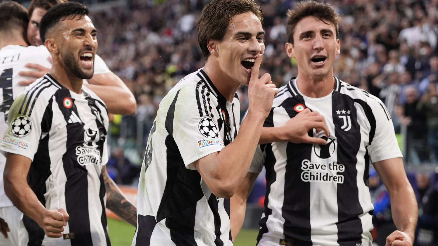 Juventus 19-year-old Yildiz breaks Del Piero's record with 1st goal of revamped Champions League