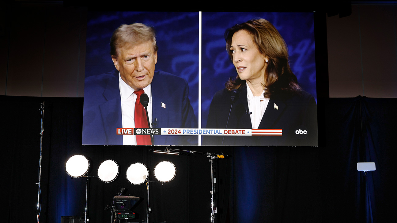 Donald Trump and Kamala Harris