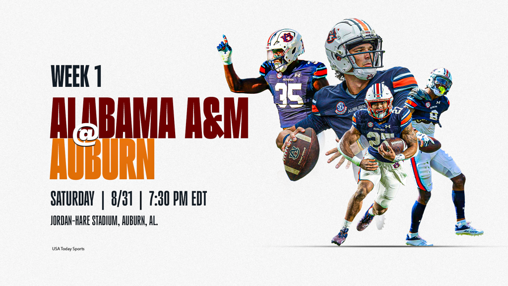 Kickoff time, TV channel for Auburn Football’s game vs. Alabama A&M