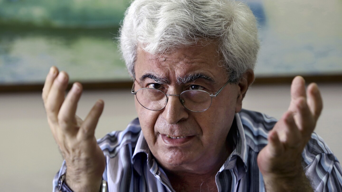 Leading Lebanese novelist Elias Khoury dies at 76