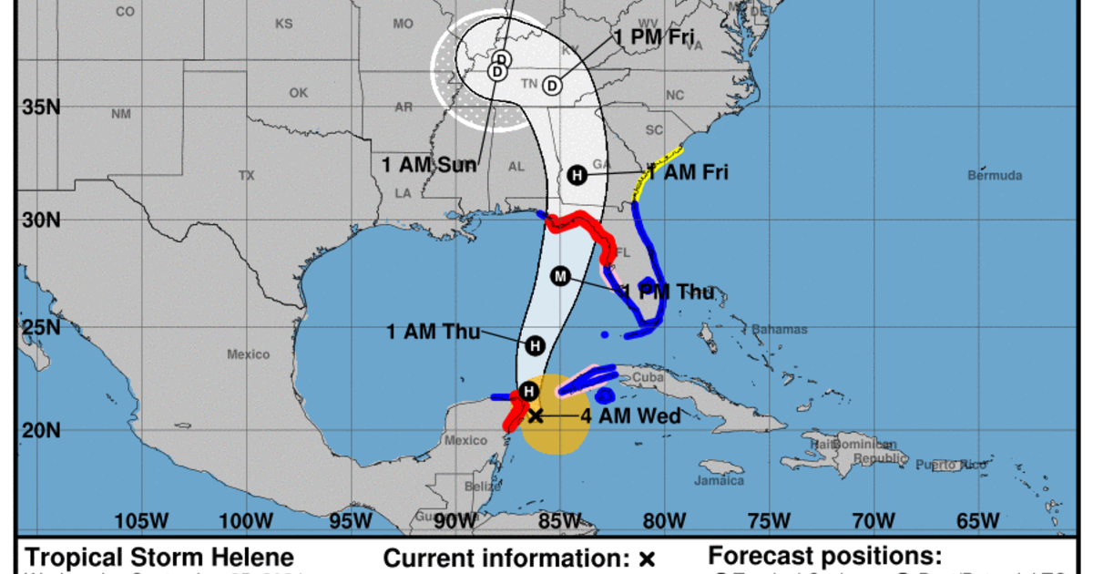 Maps show track of Hurricane Helene: What to know about possible paths and storm surge