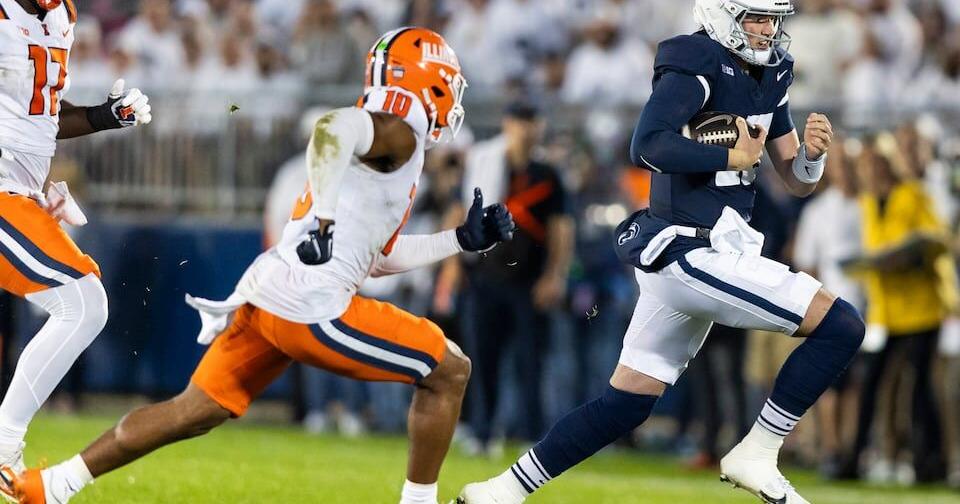 No. 9 Penn State football turns back No. 19 Illinois behind running backs, defense |