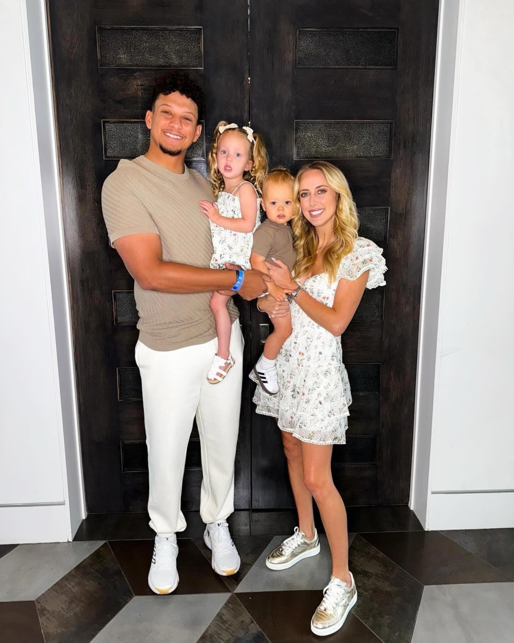 Pregnant Brittany Mahomes Marvels Over 20 Month Old Son Bronzes Custom Golf Bag and Clubs