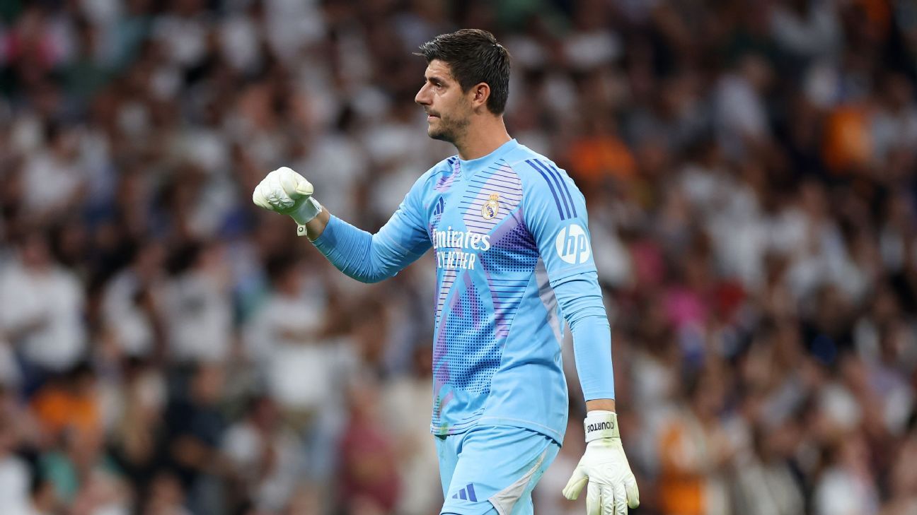 Real Madrid's Thibaut Courtois (abductor) out 2 games - source