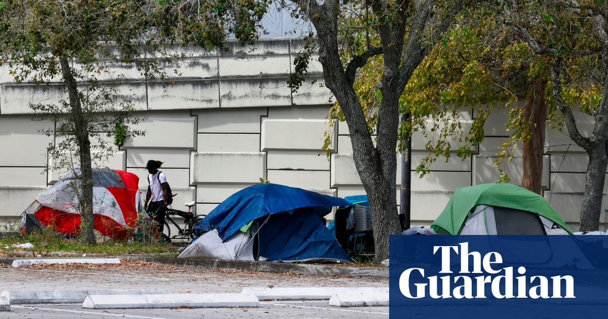 Ron DeSantis condemned over Florida’s ‘draconian’ new anti-homelessness law | Florida