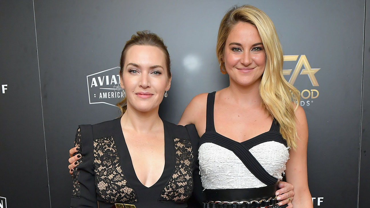 Kate Winslet and Shailene Woodley at the 21st Annual Hollywood Film Awards in 2017.