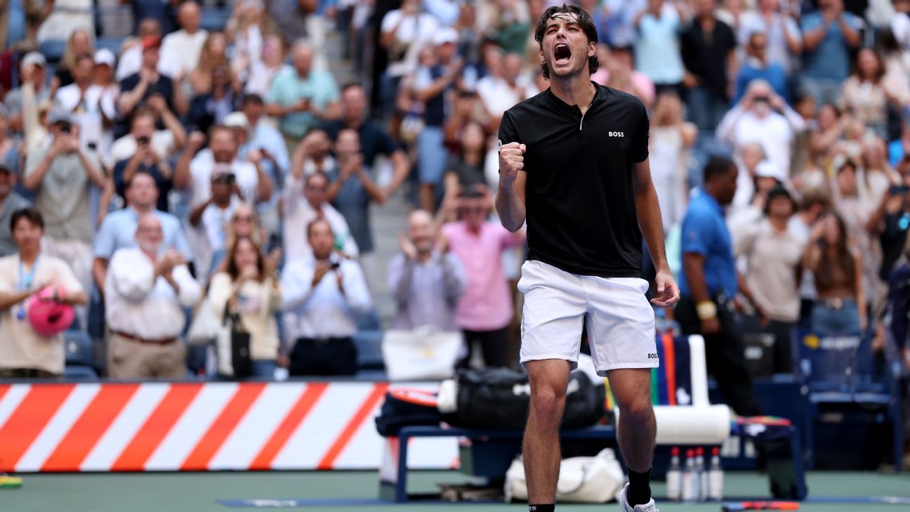 Taylor Fritz tops Alexander Zverev at US Open to reach 1st Slam semi