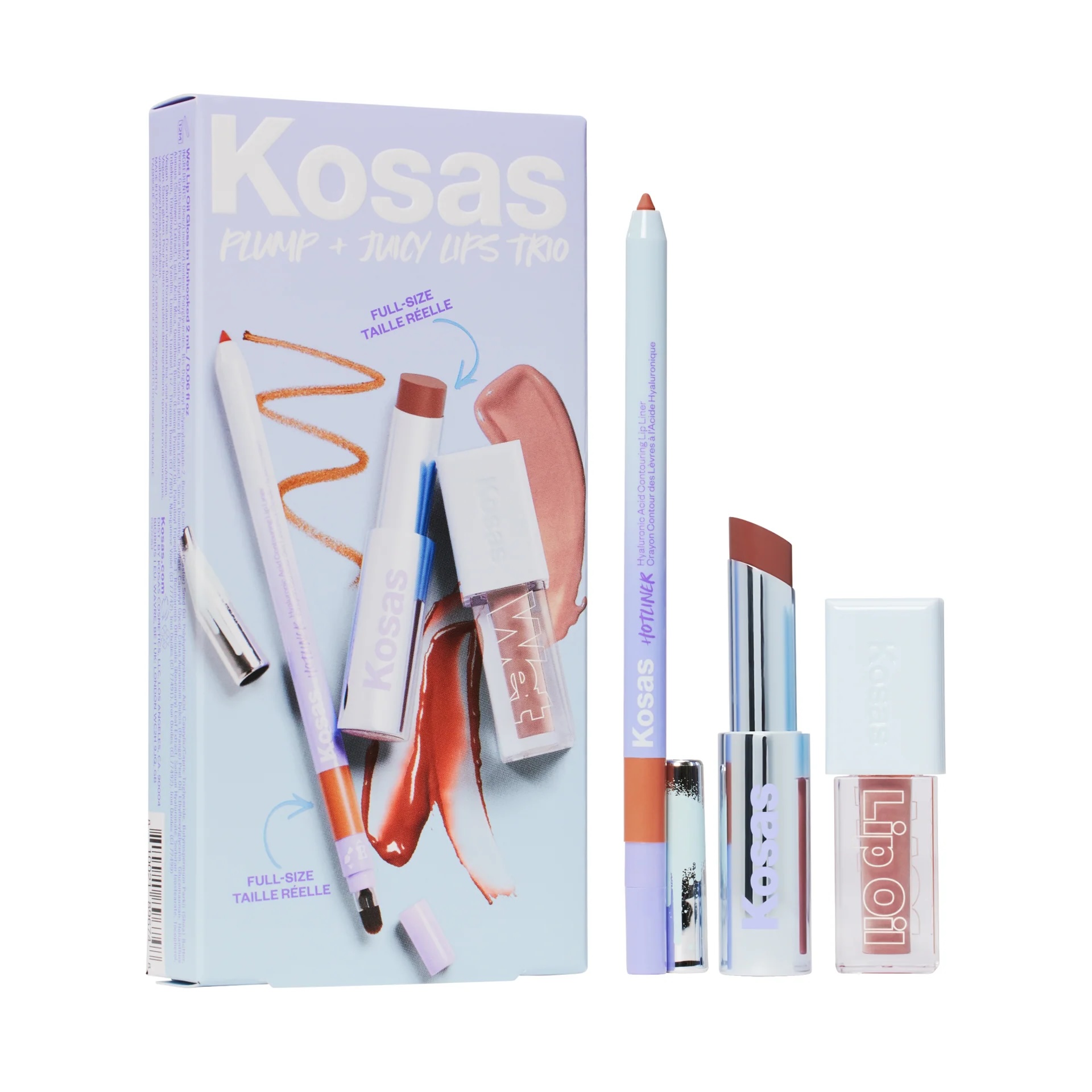 Kosas Plump & Juicy Lips Trio