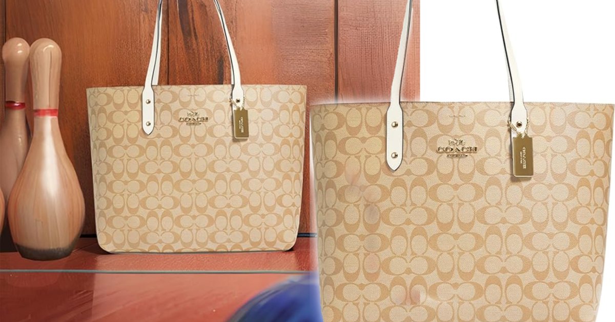 This Coach Signature Town Tote Is 24% Off Now at Amazon