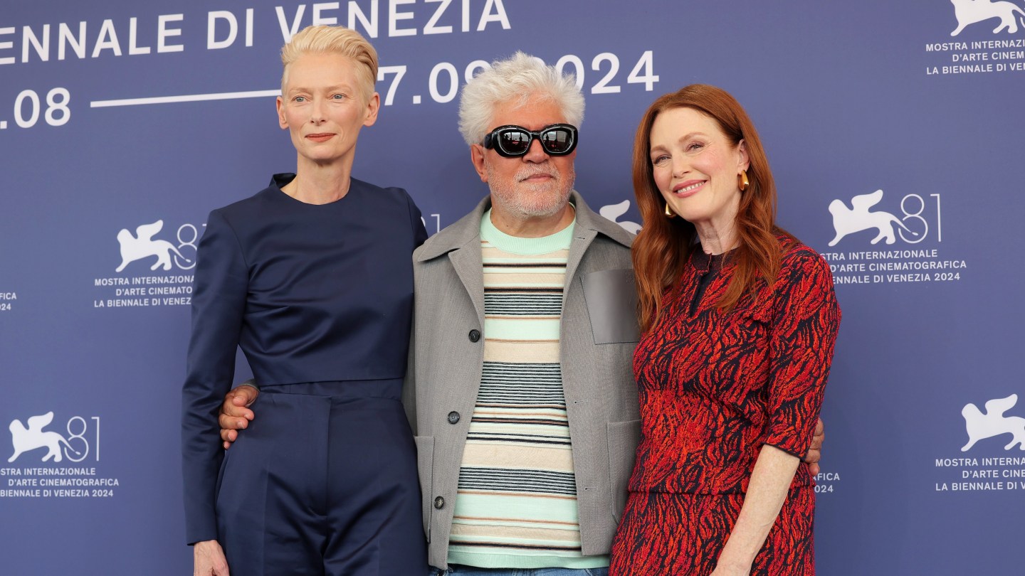 Tilda Swinton, Julianne Moore Embrace Life and Death in Venice