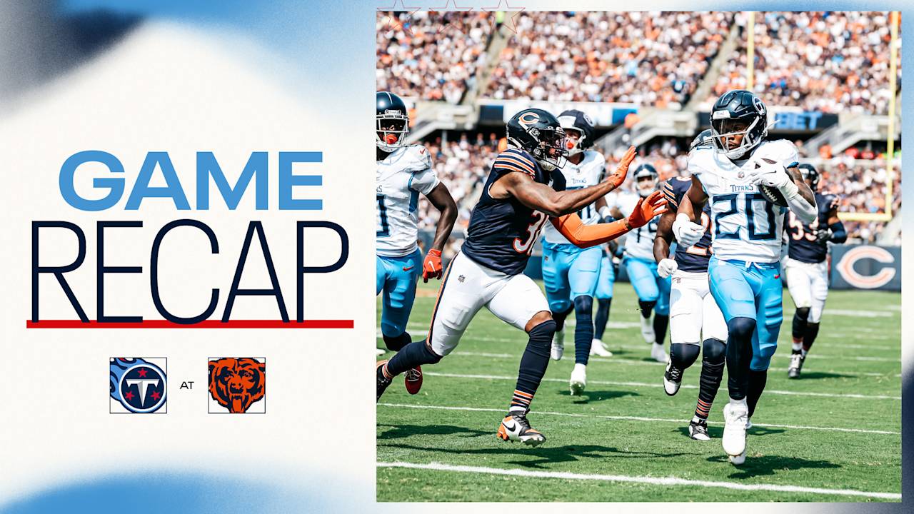 Titans Lose Big Lead, Fall to Bears 24-17 in Season Opener