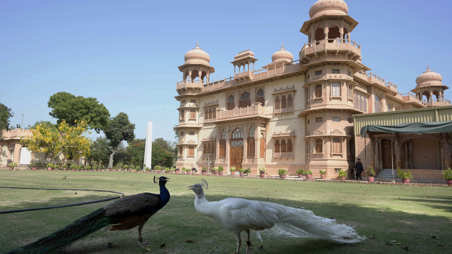 Traces of this Pakistani megacity's past are vanishing, but one flamboyant pink palace endures