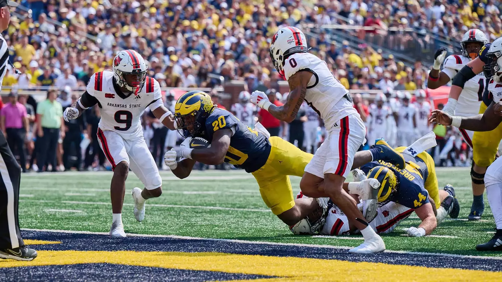 U-M Dominates Ground Game in Victory Over Arkansas State