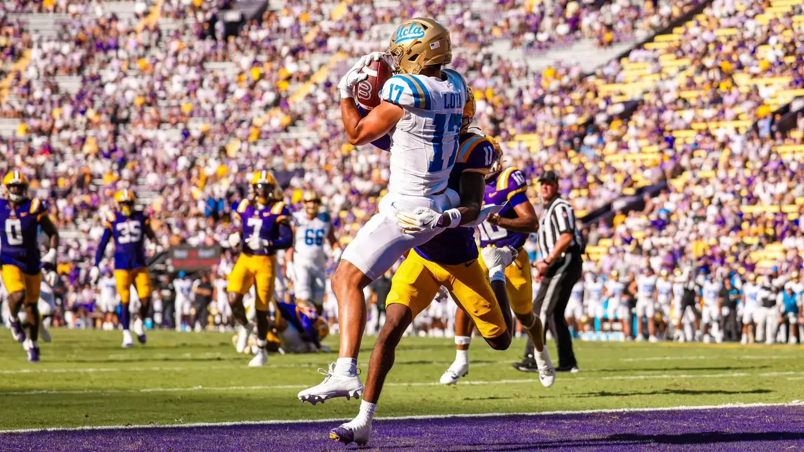 UCLA Football Falls at No. 16 LSU, 34-17