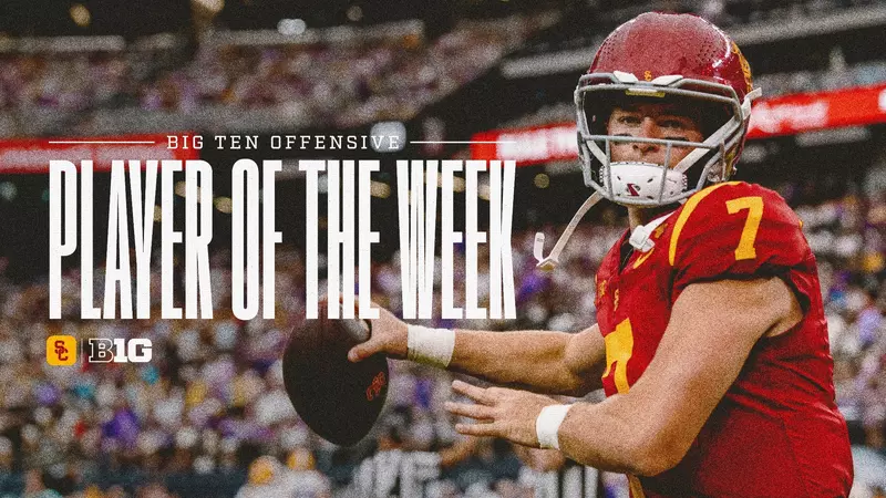 USC's Miller Moss Earns Big Ten Offensive Player of the Week