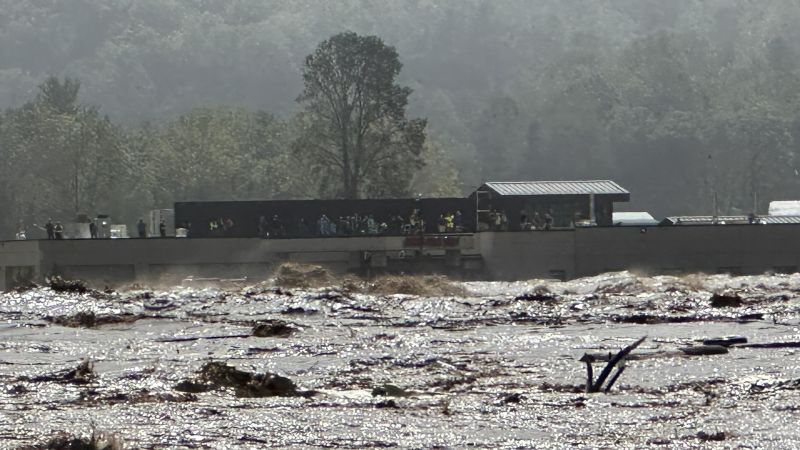 Unicoi County Hospital flooding: Dozens rescued from roof of Tennessee hospital during flooding from Helene