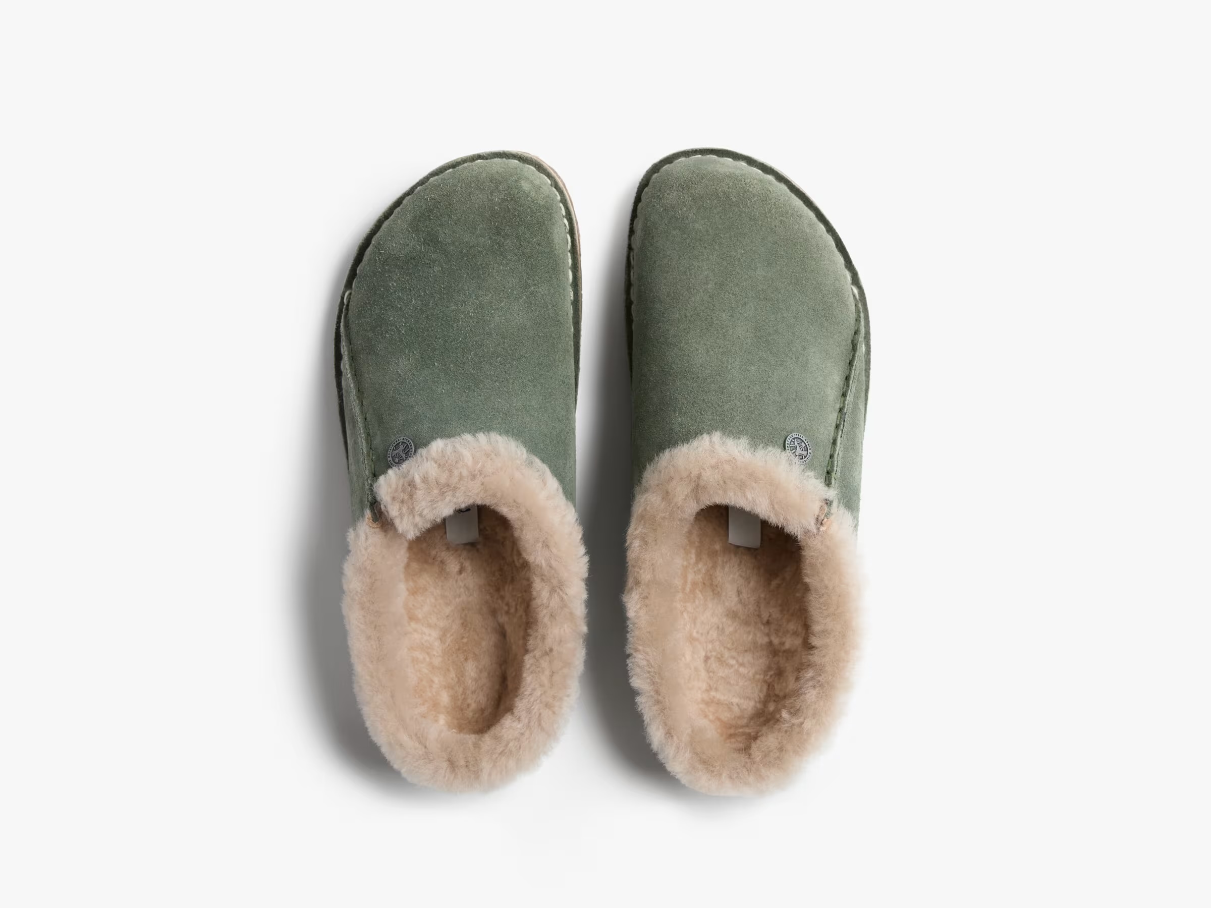 Birkenstock Zermatt Premium Shearling Shoes in Thyme