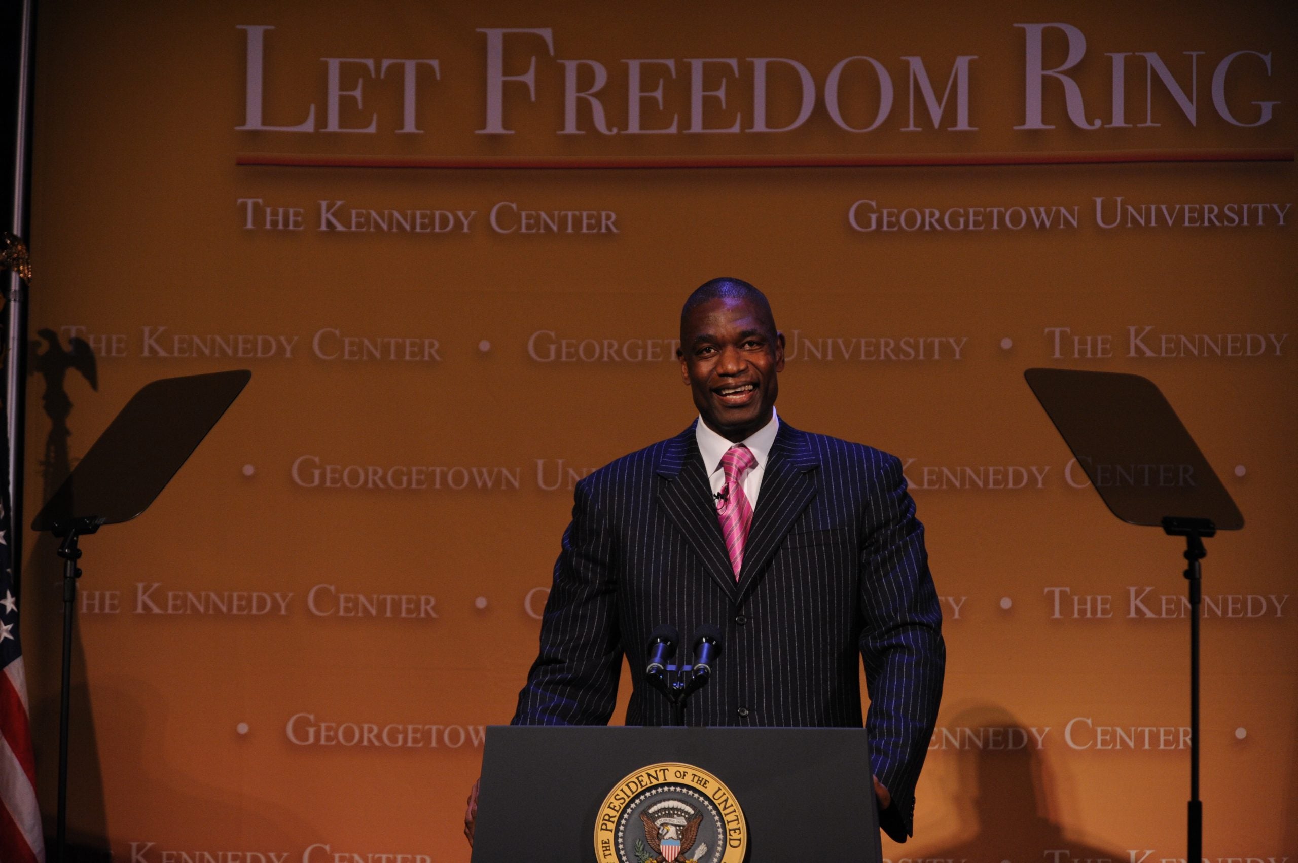 Georgetown Mourns the Passing of Alumnus and NBA Superstar Dikembe Mutombo