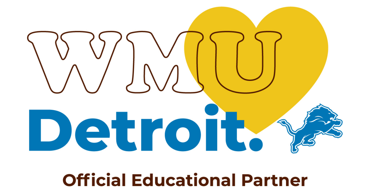 Western Michigan University teams up with Detroit Lions as official educational partner