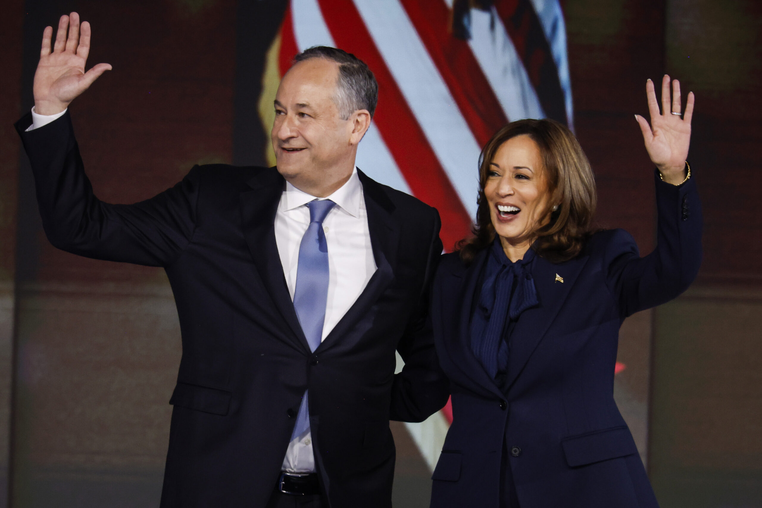 Doug Emhoff and Kamala Harris