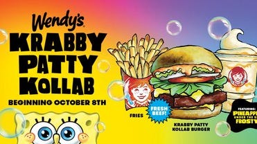 Wendy's 'Krabby Patty Kollab' is coming to Des Moines. Where to get it