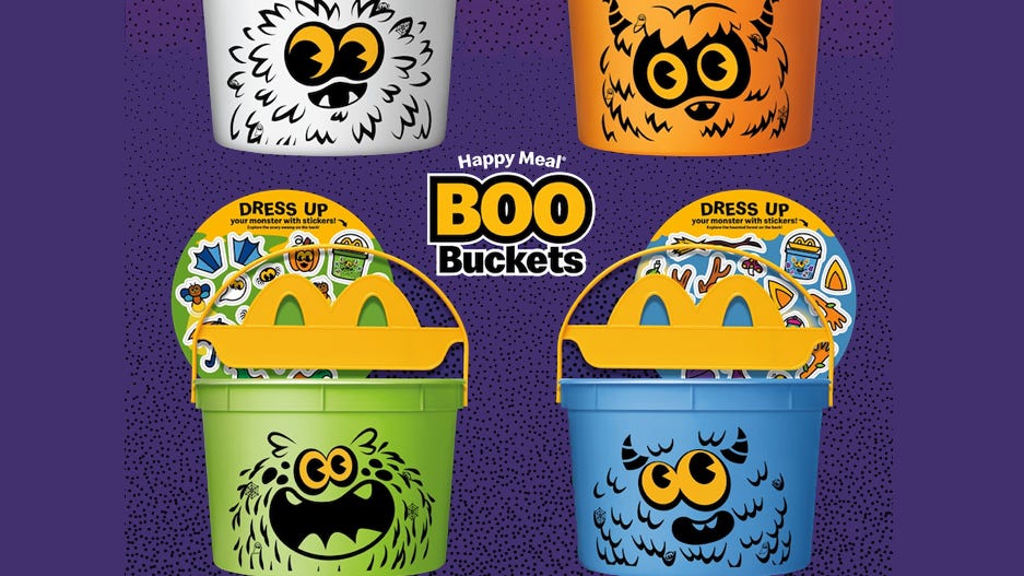 McDonald's Halloween buckets are back; Burger King Addams Family menu