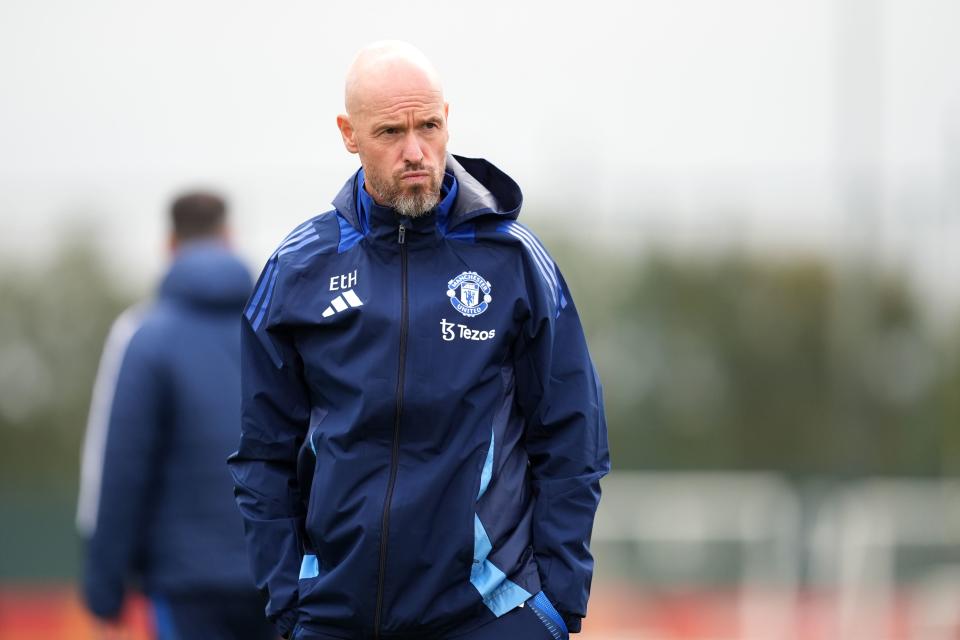 Manchester United manager Erik ten Hag (Martin Rickett/PA) (PA Wire)