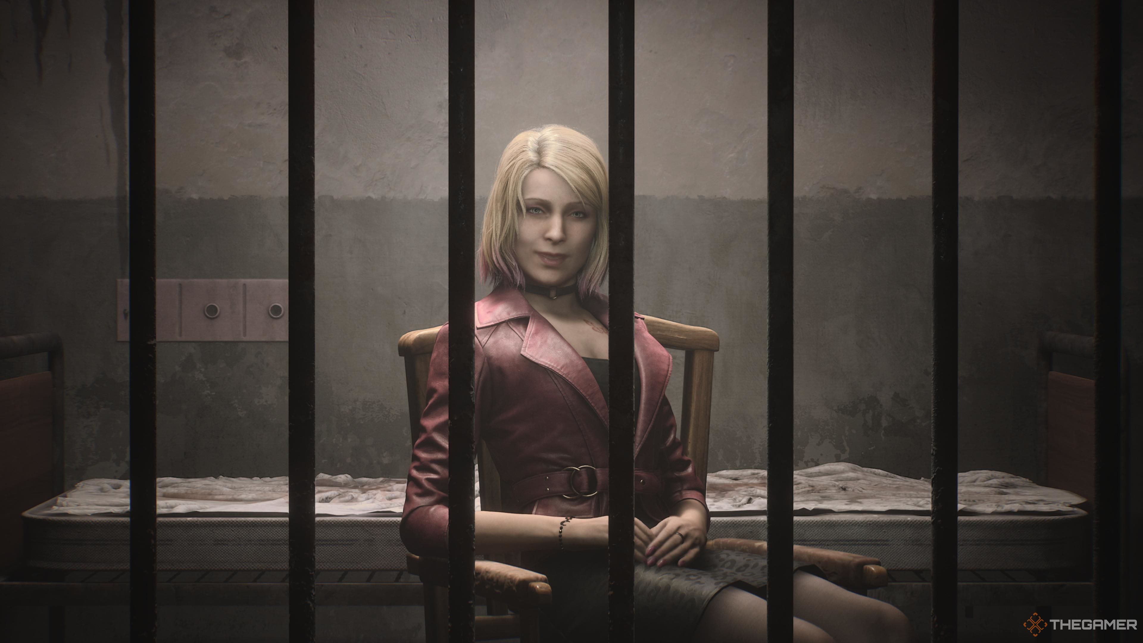 Silent Hill 2, Maria in the prison cell.