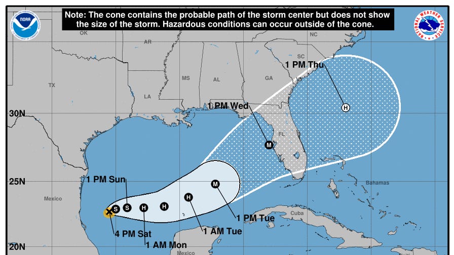 Hurricane forecast to hit Florida