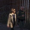 Vice President Harris visits the U.S.-Mexico border with Border Patrol Tucson Sector chief John Modlin in Douglas, Ariz., on Sept. 27, 2024.