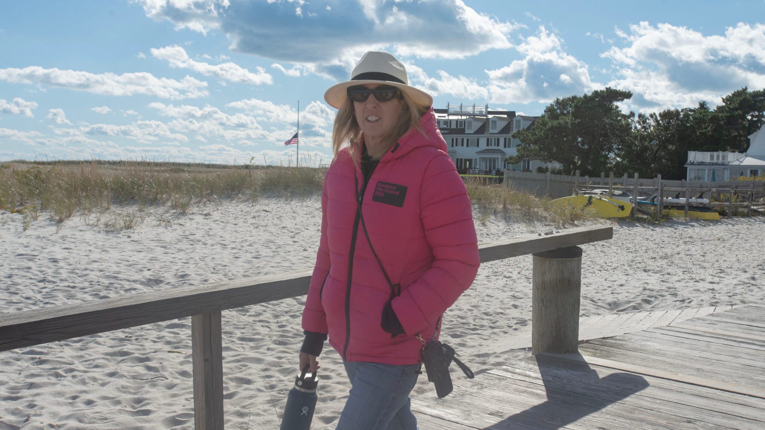 Ethel Kennedy's children gather in Hyannisport. So do the curious