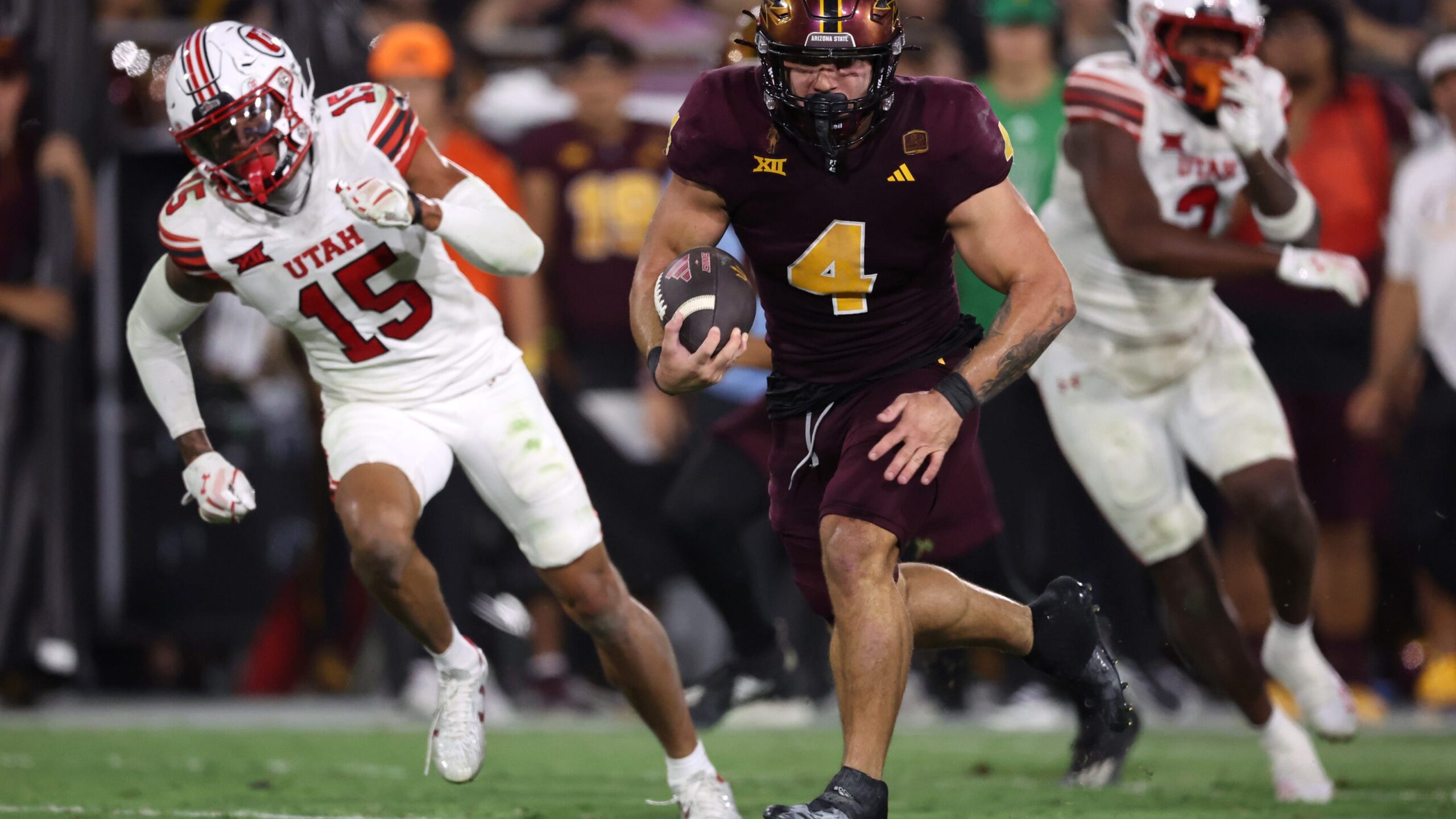 Arizona State stuns Utah in Big 12 college football shocker Friday