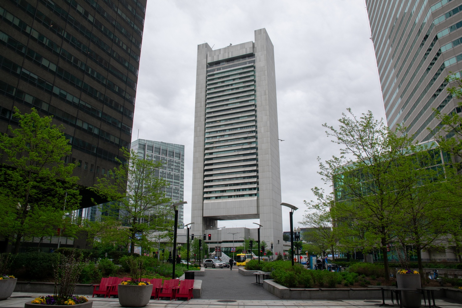 The Harvard Management Corporation is located at 600 Atlantic Ave in Boston.