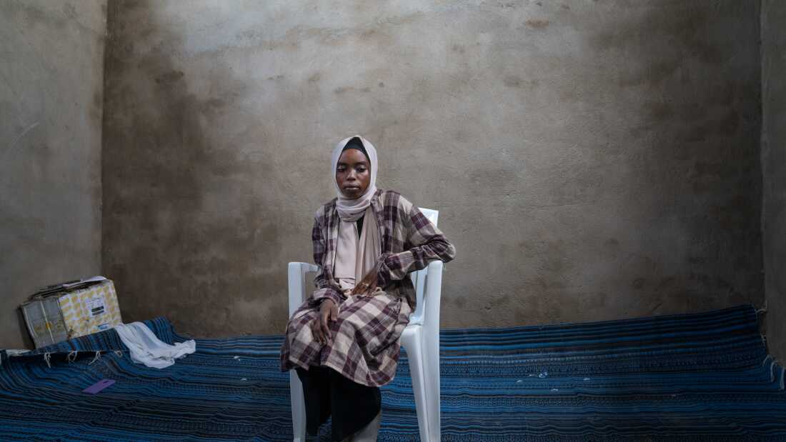 Abrar Saleh Ali, 17, arrived to Milé refugee camp in Eastern Chad two weeks ago after the civil war in Sudan destroyed her home and she was separated from her family. It took months for her to walk across the country and reach the camp, along the way she was robbed of all her belongings, After arriving at the camp, she found out that her sister had been killed.