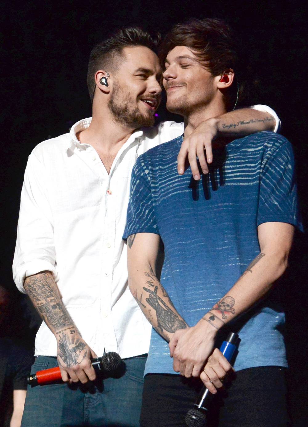 Liam Payne and Louis Tomlinson in 2016