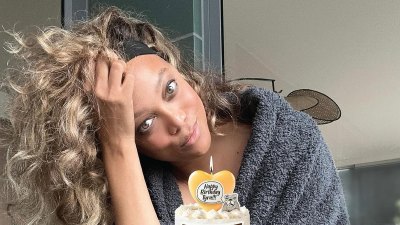 Tyra Banks Celebrates 50th Birthday Makeup Free