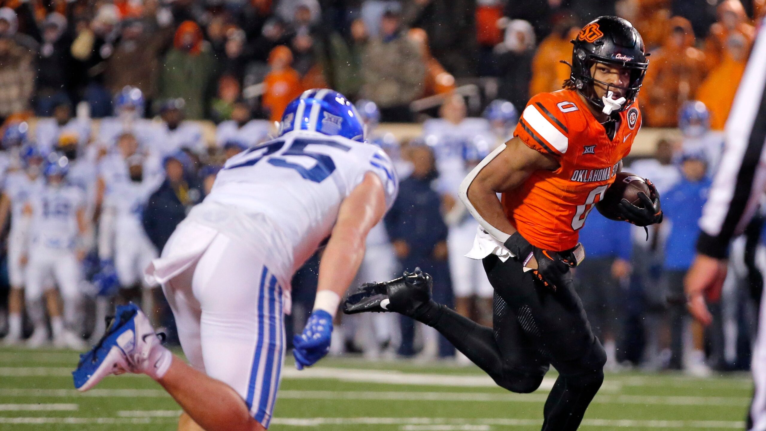 Oklahoma State football vs BYU score predictions for Week 8 game