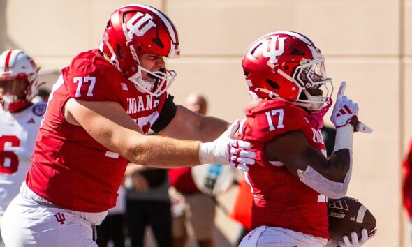 Indiana Football Manhandles Nebraska 56-7, Improves to 7-0