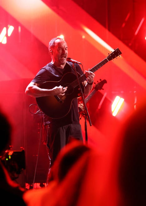 CLEVELAND, OHIO - OCTOBER 19: Inductee Dave Matthews of the Dave Matthews Band performs onstage during the 2024 Rock & Roll Hall Of Fame Induction Ceremony streaming on Disney+ at Rocket Mortgage Fieldhouse on October 19, 2024 in Cleveland, Ohio. (Photo by Dia Dipasupil/Getty Images for The Rock and Roll Hall of Fame)